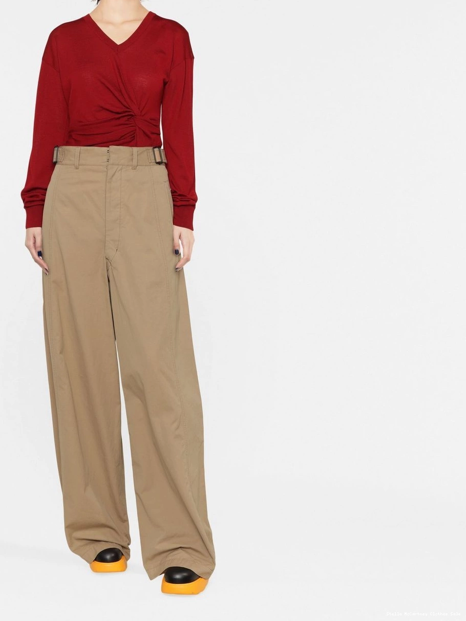 Affordable Stella Women wool top twist-detail McCartney 0424